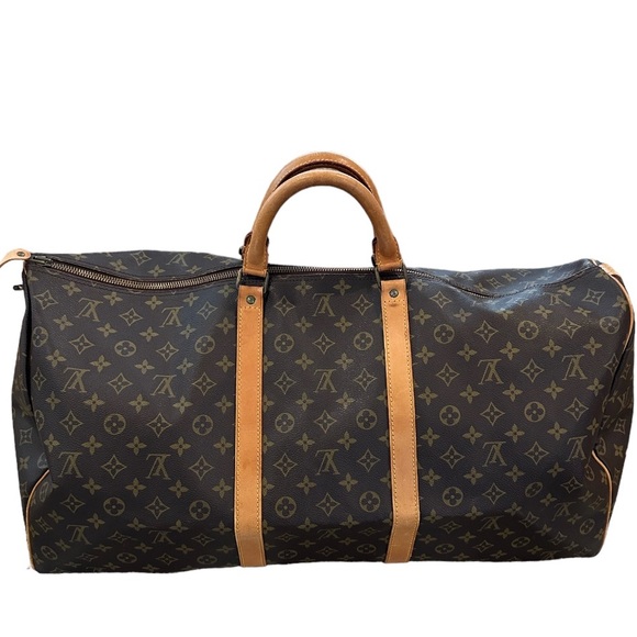 Louis Vuitton Handbags - LOUIS VUITTON MONOGRAM KEEPALL 55 TRAVEL DUFFLE BAG